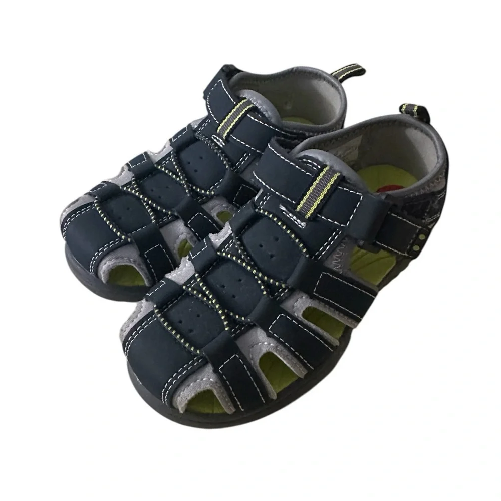 Eddie Bauer Navy Blue Kids Sandals Size 10
